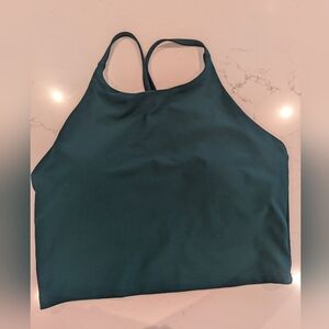 High Neck Crop Tank (Large)